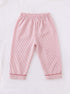 Red Striped Night Suit Set