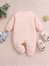Cuddle Bear Textured Romper (Orange)
