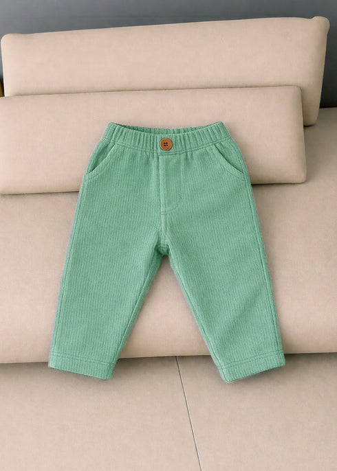 1-Pack Ribbed Pant (Parrot Green)