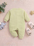 Cuddle Bear Textured Romper (Pista Green)