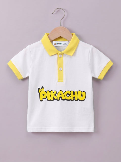 Pikachu Panelled Polo Short Set