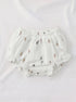 Leaf Printed Bow Frock Set with Headband