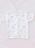 Mushroom Garden Half Sleeve Night Suit (Green & Grey)