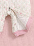 Blooming Garden Printed Hooded Sleepsuit