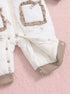 Butterfly Garden Embroidered Hooded Sleepsuit (White)