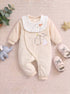 Cute Ducks Padded Sleepsuit with Matching Bib