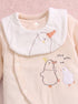 Cute Ducks Padded Sleepsuit with Matching Bib