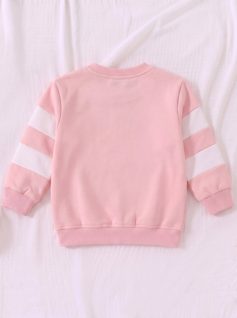 Sassy Cat Color-Block Fleece Sweatshirt Set