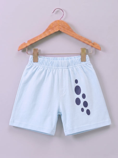 Dino Printed Interlock Short Set