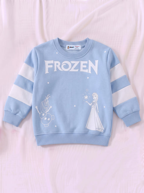 Frozen Snow Color-Block Fleece Sweatshirt Set