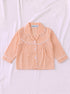 Orange Striped Night Suit Set