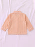 Orange Striped Night Suit Set