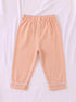 Orange Striped Night Suit Set
