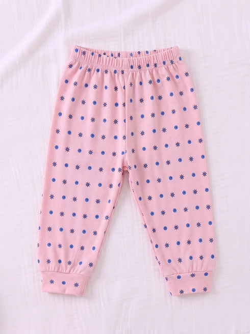 Pink Floral Night Suit Set