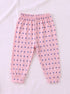 Pink Floral Night Suit Set