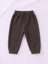Ribbed High Neck Set (Chocolate Brown)