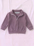 Ribbed High Neck Set (Dusty Rose)