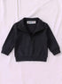 Ribbed High Neck Set (Black)