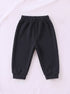 Ribbed High Neck Set (Black)