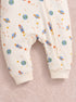 Space Rocket & Planet Printed Drop Needle Sleepsuit