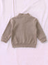 Ribbed High Neck Set (Heather Brown)