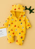 Cheery Munch Fleece Hooded Sleepsuit
