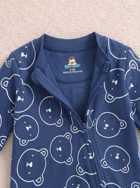 Teddy Bear Dream Fleece Footed Sleepsuit