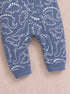 Dinosaur Printed Drop Needle Sleepsuit
