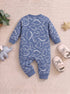 Dinosaur Printed Drop Needle Sleepsuit