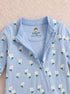 Daisy Garden Fleece Footed Sleepsuit