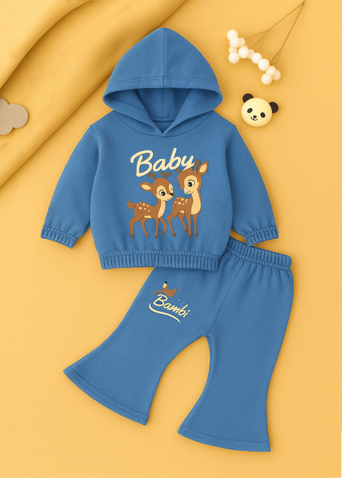 Bambi Deer Fleece Hooded Set
