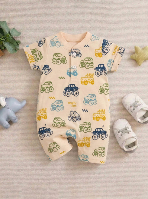 Tiny Wheels Adventure Henley Romper