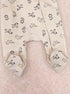Jungle Animal Printed Fleece Footed Sleepsuit