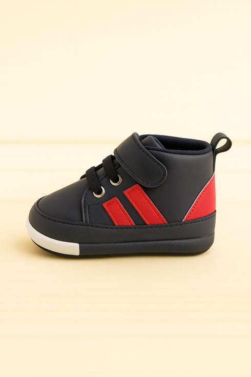 Red Baby Sneaker with Velcro Strap