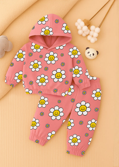 Daisy Pop Fleece Hooded Set