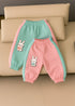 2-Pack Bunny Color Block Fleece Pajama (Mint & Pink)