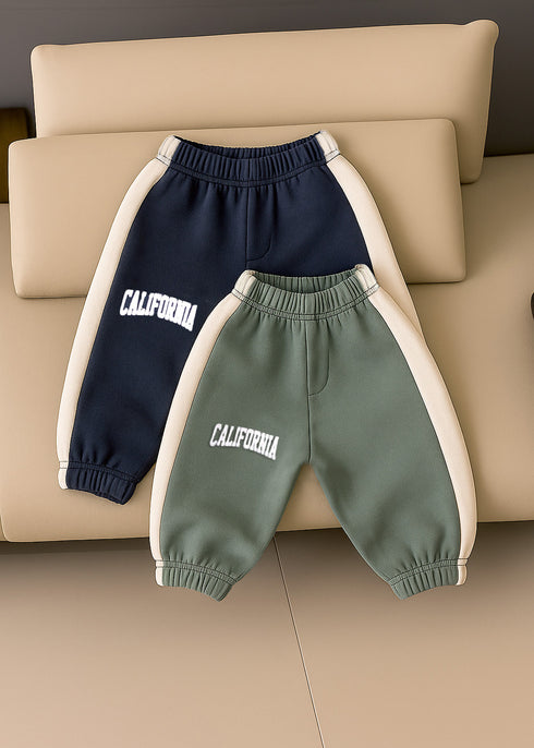 2-Pack Color Block Fleece Pajama (Navy & Green)
