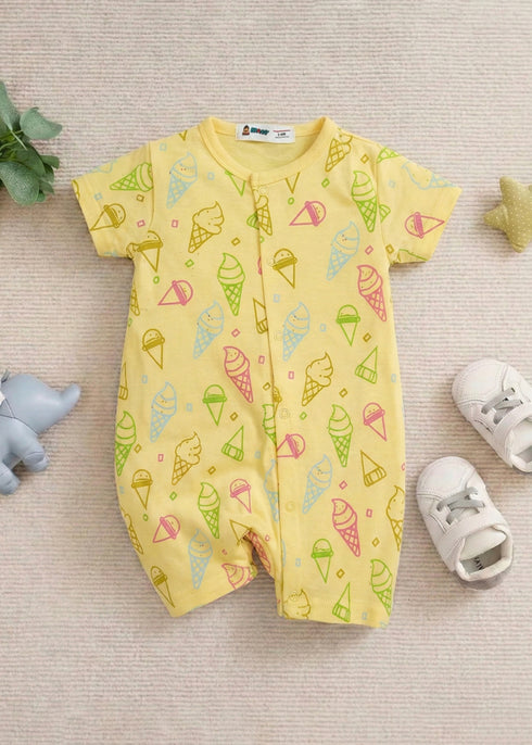 Scoopy Doodle Button Down Romper