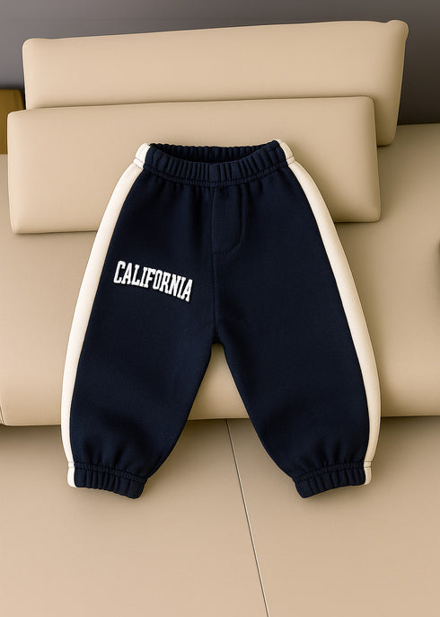 1-Pack Color Block Fleece Pajama (Navy)