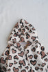 Leopard Love Fleece Hooded Sleepsuit
