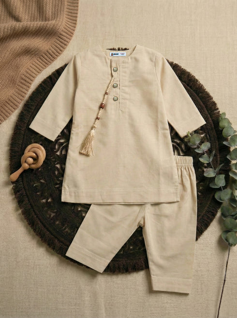 Cream Yemeni Thobe Set