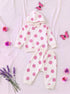 Pretty Bloom Fleece Hooded Set