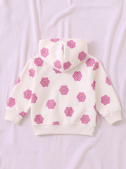 Pretty Bloom Fleece Hooded Set