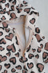 Leopard Love Fleece Hooded Sleepsuit