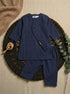 Navy Yemeni Thobe Set
