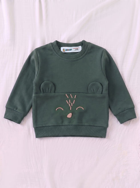 Bear Buddy Cuddle Pajama Set (Green)