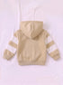 Bunny Floral Panelled Fleece Hooded Set
