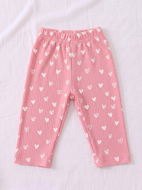 Heartful Ruffle Bow Hooded Set (Cream)