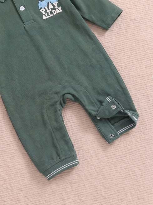Play All Day Polo Sleepsuit