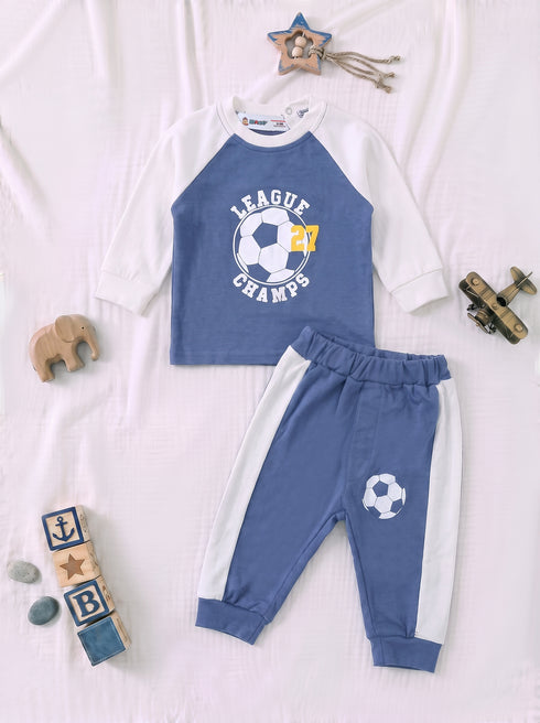 Champion League Raglan Interlock Pajama Set